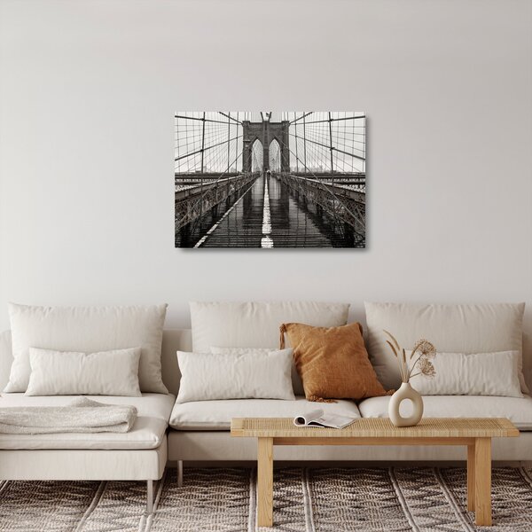 Skleněný obraz - Brooklynský most (70x50 cm)