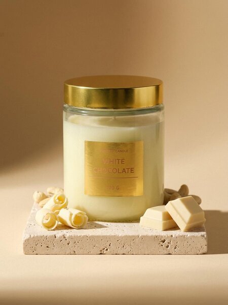 Sinsay - Vonná svíčka White Chocolate - bílá