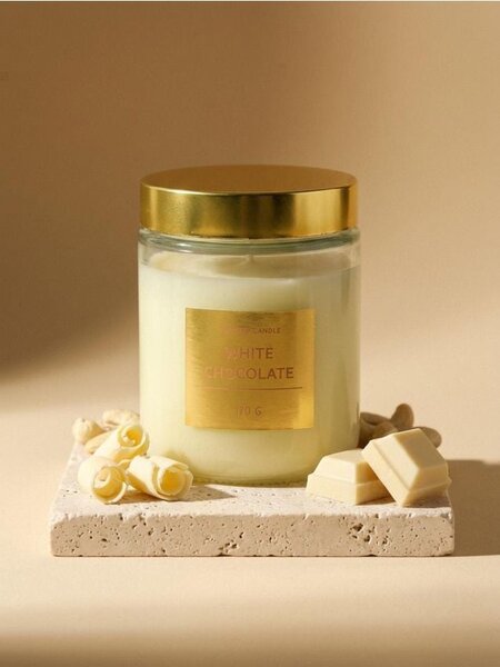 Sinsay - Vonná svíčka White Chocolate - bílá
