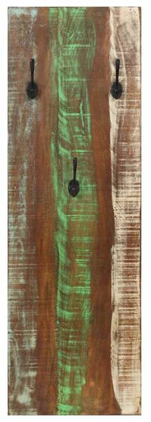 Nástěnné věšáky 2 ks 36 x 3 x 110 cm masivní recyklované dřevo 337067
