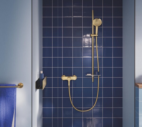 Grohe Lineare sprchová baterie nastěnná Brushed Cool Sunrise 33865GN1