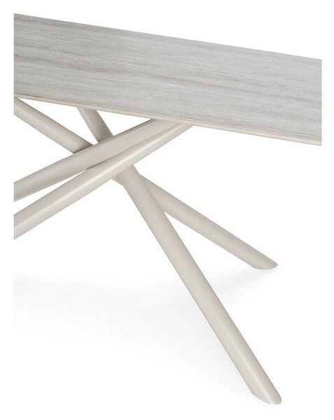 Jídelní stůl s keramickou deskou 90x180 cm Talia – Marckeric