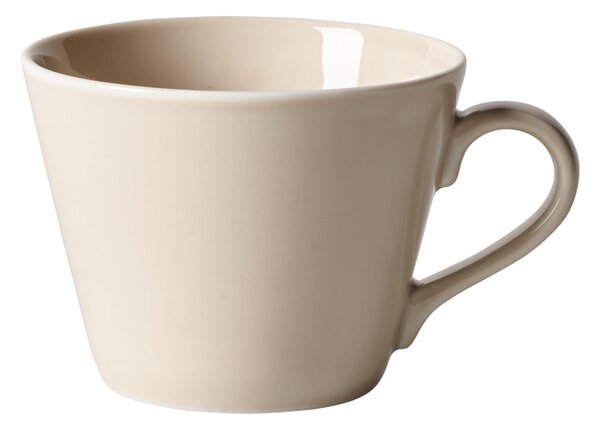 Krémově béžový porcelánový šálek na kávu Villeroy & Boch Like Organic, 270 ml