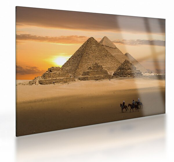 Skleněný obraz - Pyramidy (70x50 cm)