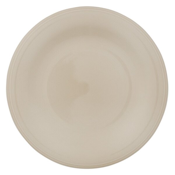 Bílo-béžový porcelánový talíř Villeroy & Boch Like Color Loop, ø 28,5 cm