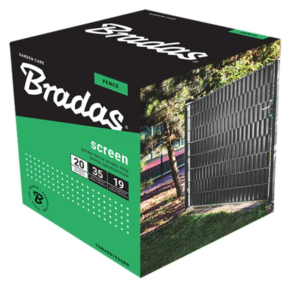Páska k oplocení BRADAS 19 x 35 m - šedá
