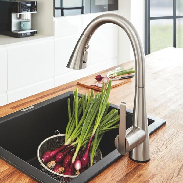 Grohe Zedra kuchyňská baterie stojící SuperSteel 32294DC2