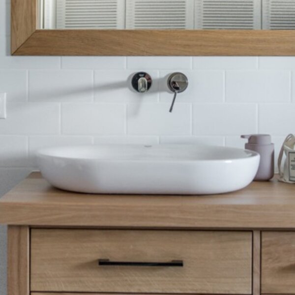 Grohe Essence umyvadlo 60x40 cm oválné na pult bílá lesk 3960800H