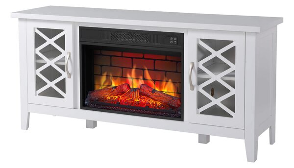 Elektrický krb ArtiFlame Odessa AF23BS, bílý