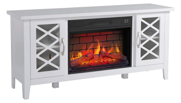 Elektrický krb ArtiFlame Odessa AF23BS, bílý