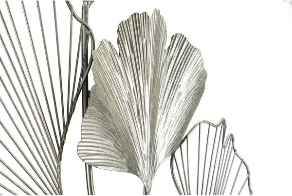 Kovová závěsná dekorace ve stříbrné barvě Mauro Ferretti Goxy Silver, 62 x 86 cm