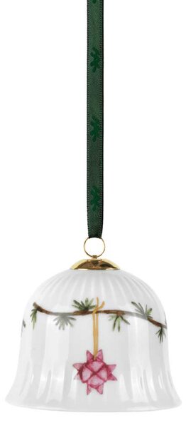 Kähler Design Porcelánový zvoneček Hammershøi Christmas - 6,5 cm KD434