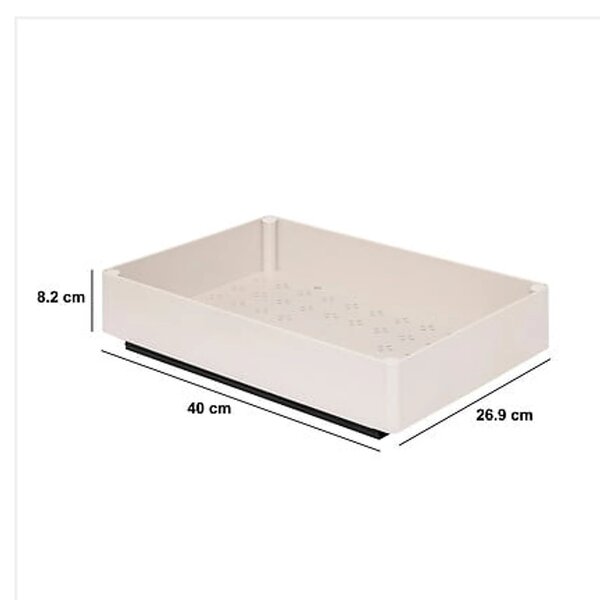 5Five® Výsuvný organizér do skříňky s výsuvy, béžová AXIS 26,9 x 40 x 8,2 cm (L)