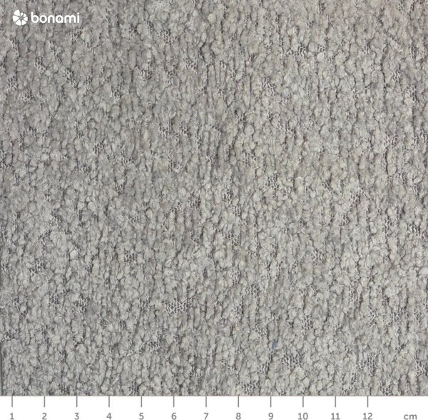 Šedá rozkládací pohovka z textilie bouclé 215 cm Patti – Bonami Selection