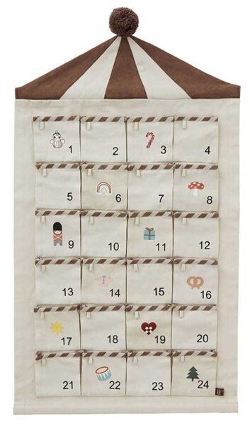 OYOY Adventní kalendář Circus - Brown OY131