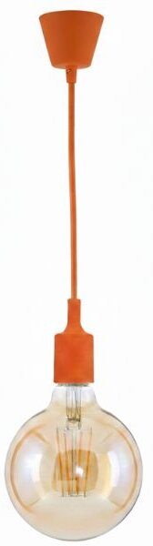 Závěsné stropní svítidlo na 1 žárovku E27 max 60W, délka 1m, GSC, oranžové