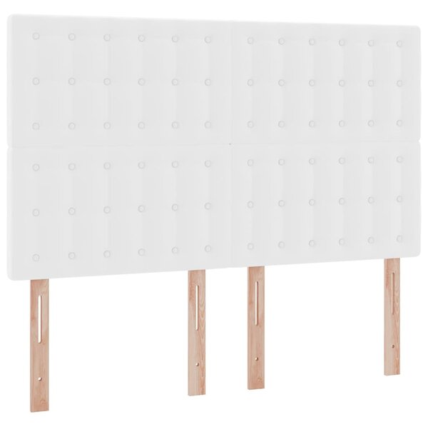 Postel s úložným prostorem Úplně bílá 140 x 200 cm Umělá kůže 3371670