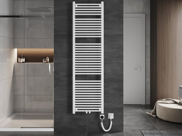Mexen Mars, elektrické topné těleso 1800 x 500 mm, 900 W, bílá, W110-1800-500-6900-20
