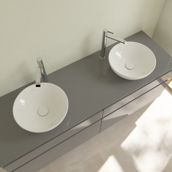 Villeroy & Boch Loop & Friends umyvadlo 38x38 cm kulatý na pult bílá 4A450001