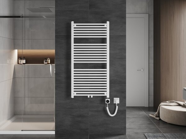 Mexen Mars, elektrické topné těleso 1200 x 600 mm, 600 W, bílá, W110-1200-600-6600-20