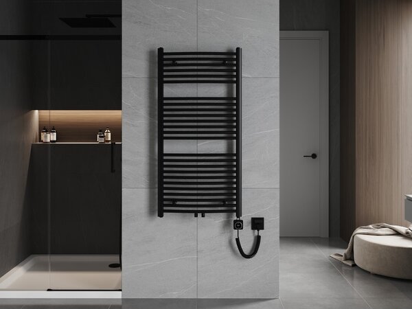 Mexen Ares, elektrické topné těleso 1200 x 600 mm, 600 W, černá, W102-1200-600-6600-70