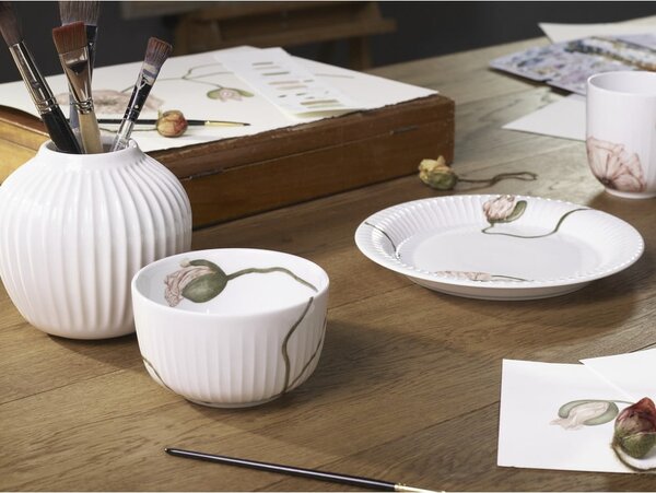 Bílý porcelánový hrnek Kähler Design Hammershøi Poppy, 330 ml