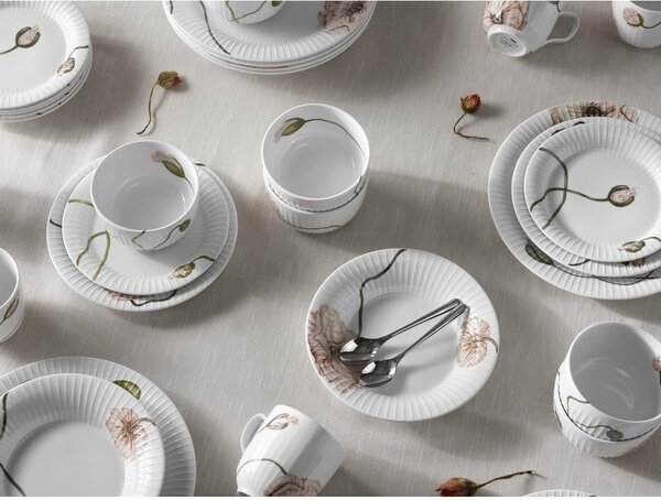 Bílý porcelánový hrnek Kähler Design Hammershøi Poppy, 330 ml