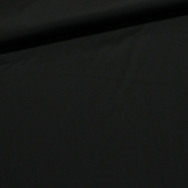 Směsový kepr elastický OLIMPIA ELASTIC BLACK, jednobarevný černý, 165g/m2, š.150cm (látka v metráži)