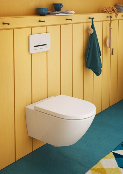 Villeroy & Boch Subway 3.0 záchodová mísa závěsná bez splachovacího kruhu bílá 4670T001