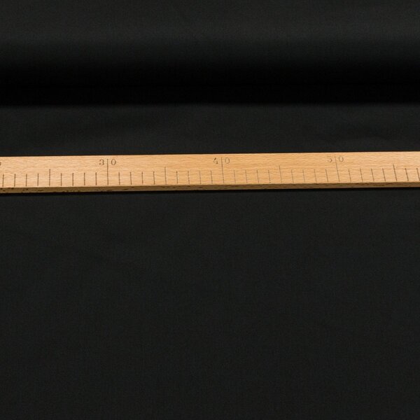 Směsový kepr elastický OLIMPIA ELASTIC BLACK, jednobarevný černý, 165g/m2, š.150cm (látka v metráži)