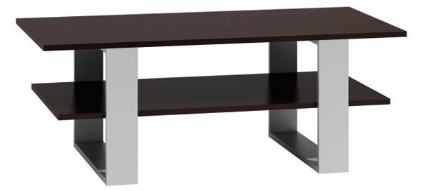 Konferenční stolek MARTES wenge/bílá (120 x 60) cm