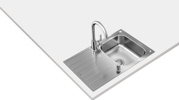 Teka Universe ocelový dřez se sifonem 79x50 cm 115110011