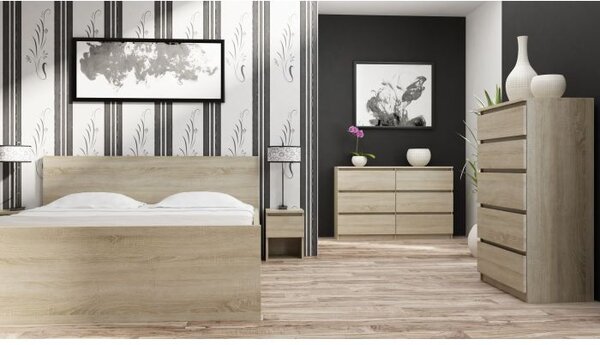 Komoda MALMO M4 dub sonoma (70 x 95,5) cm