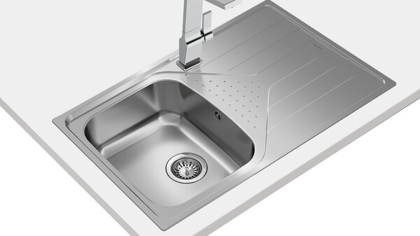 Teka Universe ocelový dřez se sifonem 79x50 cm 115110011