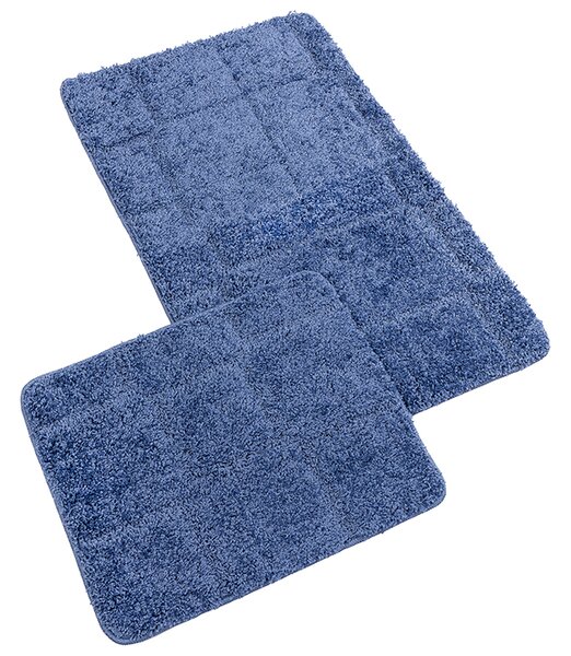 BELLATEX BANYSILVER sada - bez výkroje Modrá sada 60x100, 60x50 cm