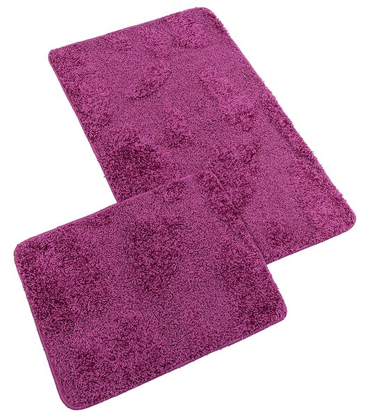 BELLATEX BANYSILVER sada - bez výkroje Fuchsiová sada 60x100, 60x50 cm