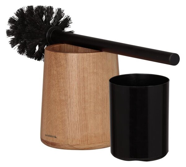 Sealskin Earth záchodová štětka stojací dřevo 800677
