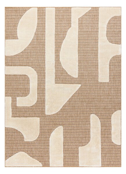 Makro Abra Kusový koberec Sisalový SPARK 0696A Geometrický béžový krémový Rozměr: 80x150 cm