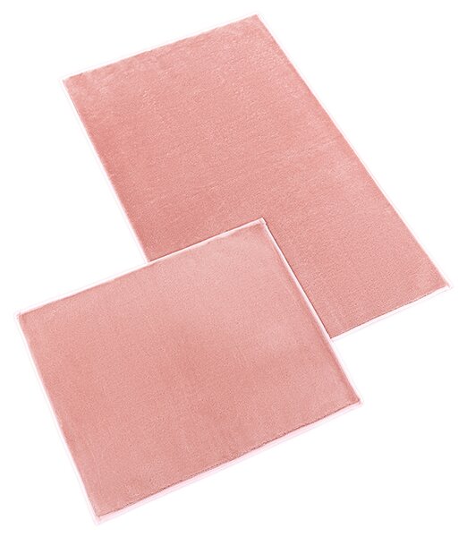BELLATEX BANYGOLD sada - bez výkroje Růžová sada 60x100, 60x50 cm