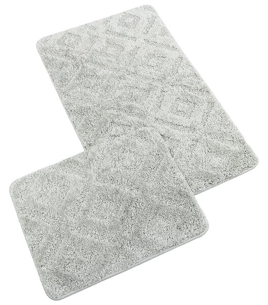 BELLATEX BANYSILVER sada - bez výkroje Světle šedá sada 60x100, 60x50 cm