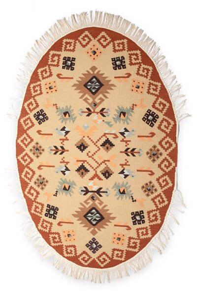 Vlněný kilim "Podzimní vinná réva 2"