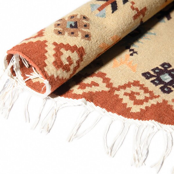 Vlněný kilim "Podzimní vinná réva 2"