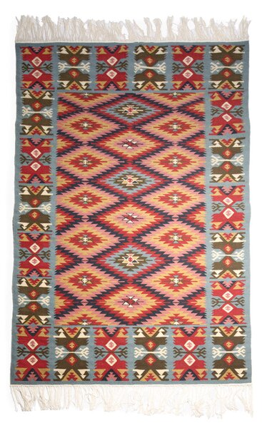 Vlněný kilim "Bakamski 4"