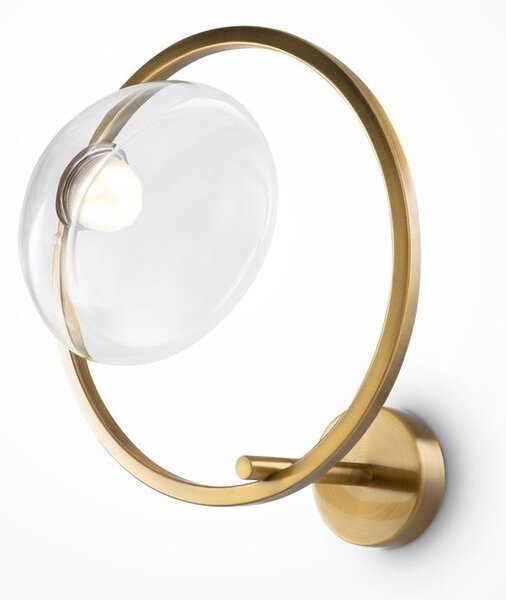 Maytoni Nástěnné LED svítidlo LUNARE, 5W, Ø 32 cm, CRI80 Barva: Světlý mosaz