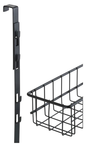 Závěsná polička na dveře Wenko Rack Black