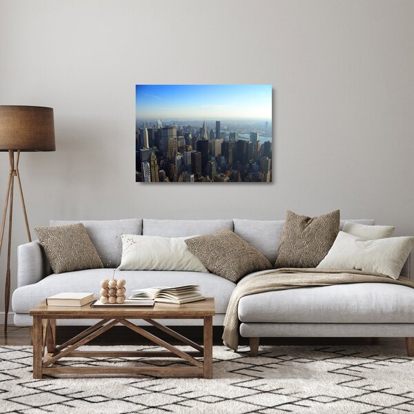 Skleněný obraz - Manhatten ve dne (70x50 cm)