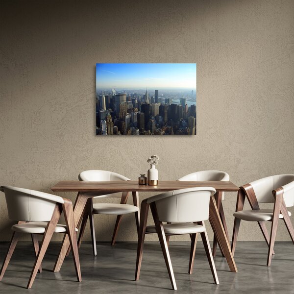 Skleněný obraz - Manhatten ve dne (70x50 cm)