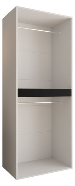 Úzká šatní skříň 80 cm EABDORA - ořech