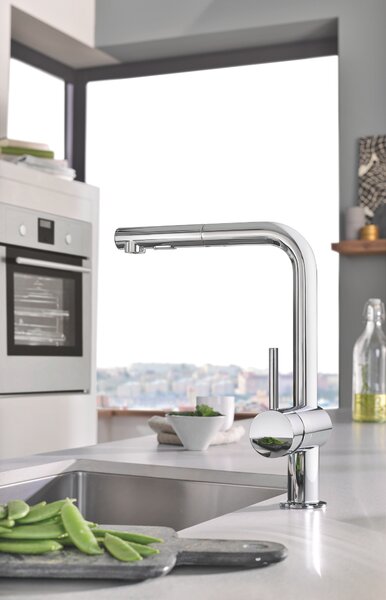 Grohe Minta kuchyňská baterie stojící StarLight Chrome 30274000