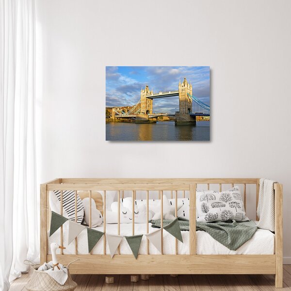 Skleněný obraz - Tower Bridge (70x50 cm)